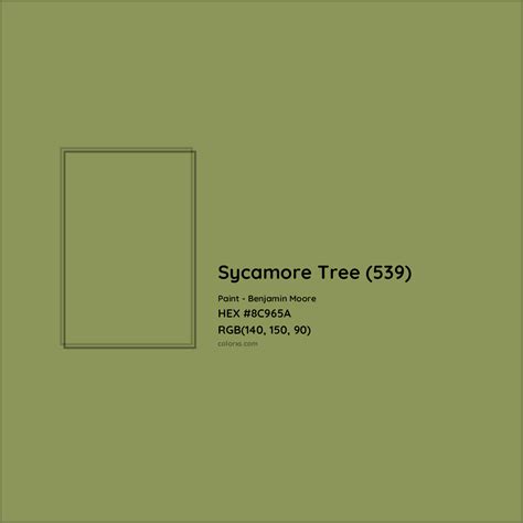 sycamore color code.